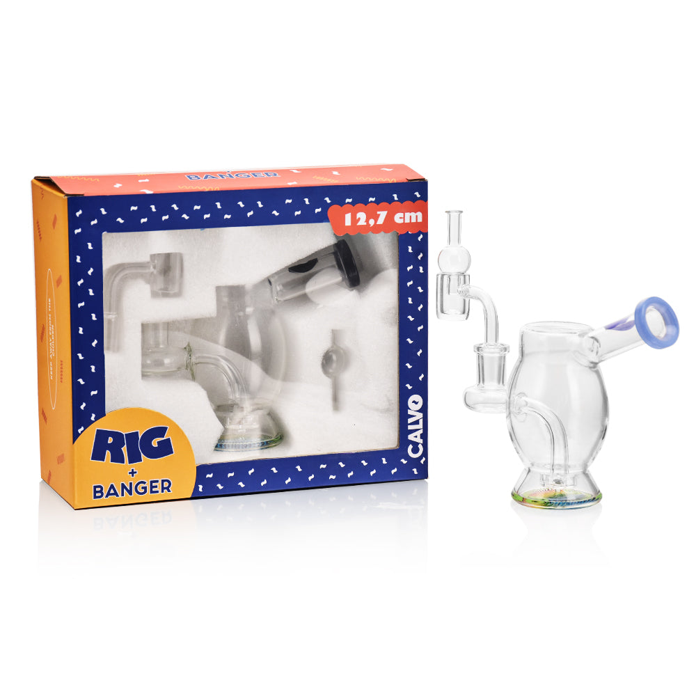 WAX SET – BUBBLE RIG + BANGER + CARB CAP