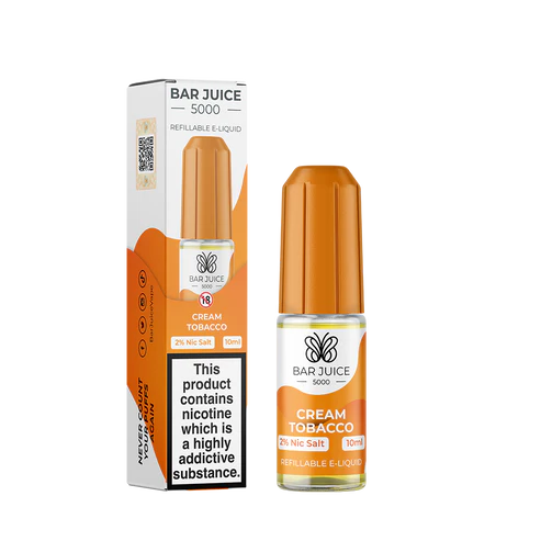Bar Juice - Cream Tobacco - 10ml E-liquid (10 units per pack)