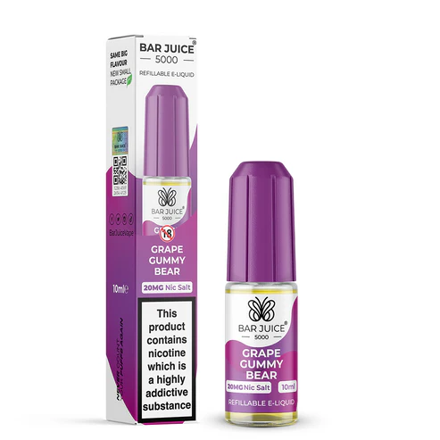 Bar Juice - Grape Gummy Bear - 10ml E-liquid (10 units per pack)