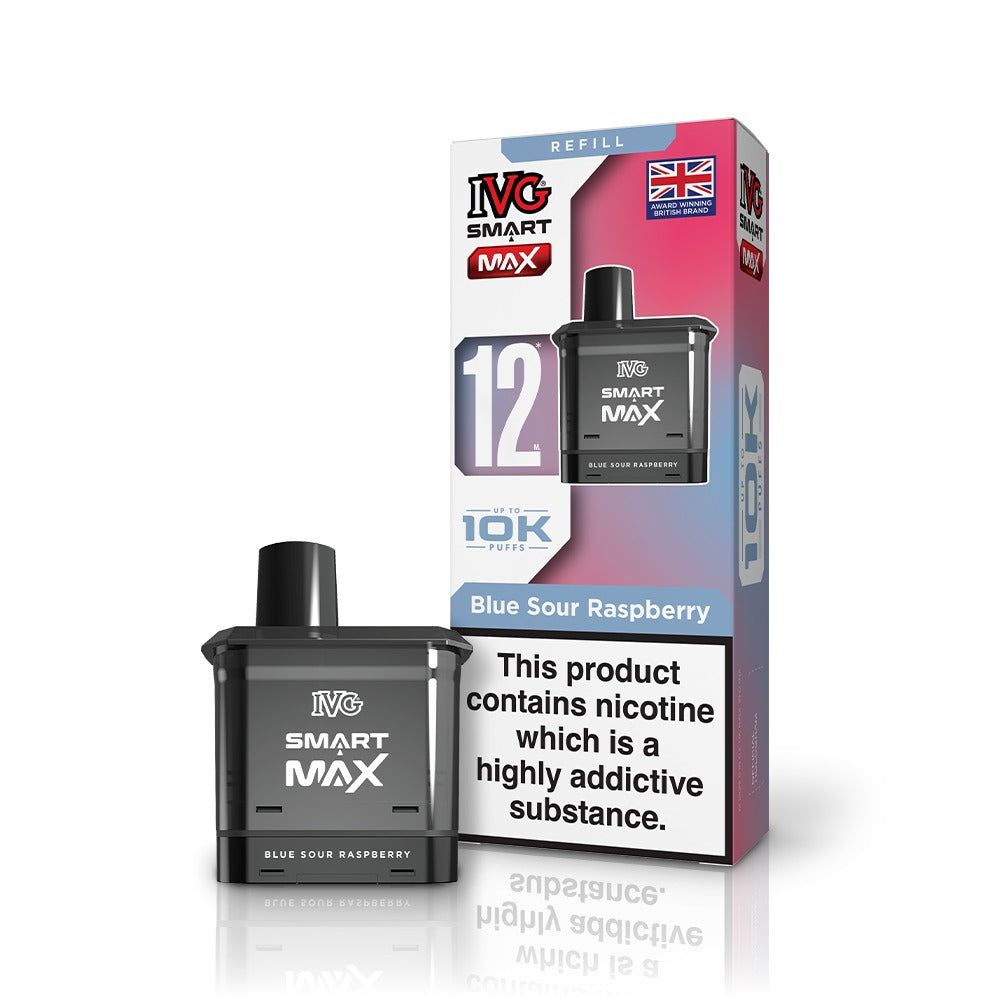 IVG Smart Max vape device and packaging on a white background