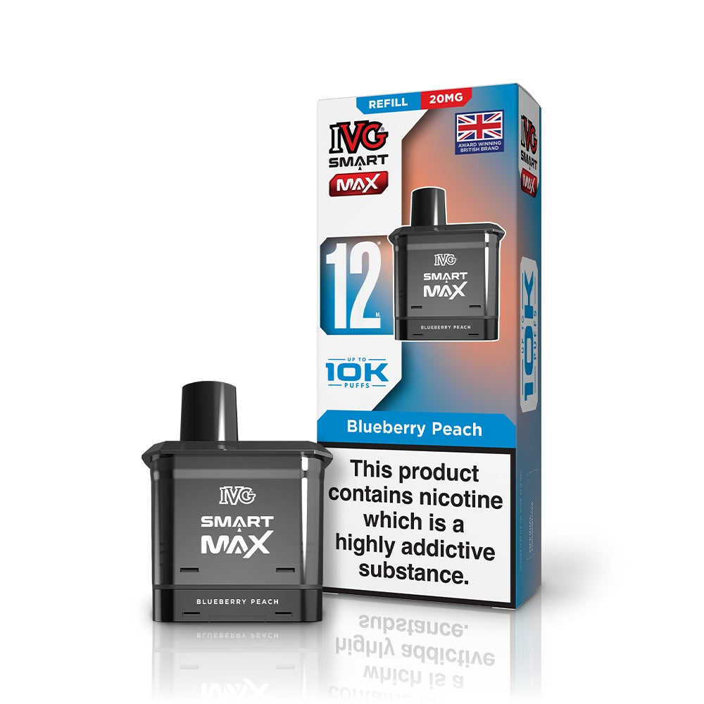 IVG Smart Max vape device and packaging on a white background