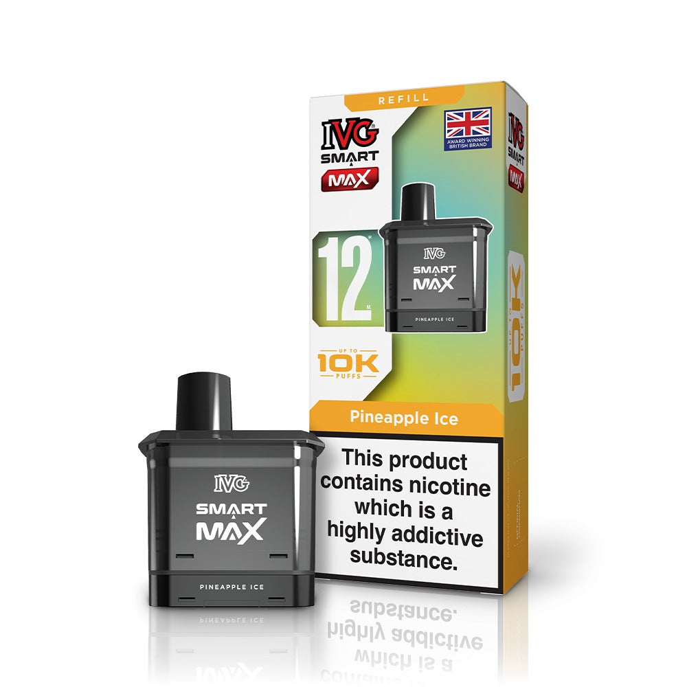 IVG Smart Max vape device and packaging on a white background