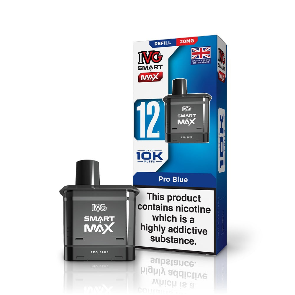 IVG Smart Max vape device and packaging on a white background