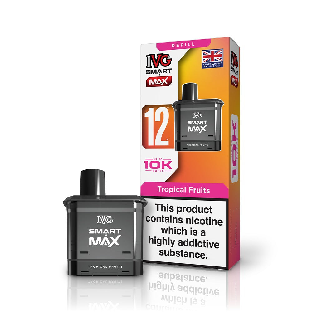 IVG Smart Max vape refill device and packaging on a white background