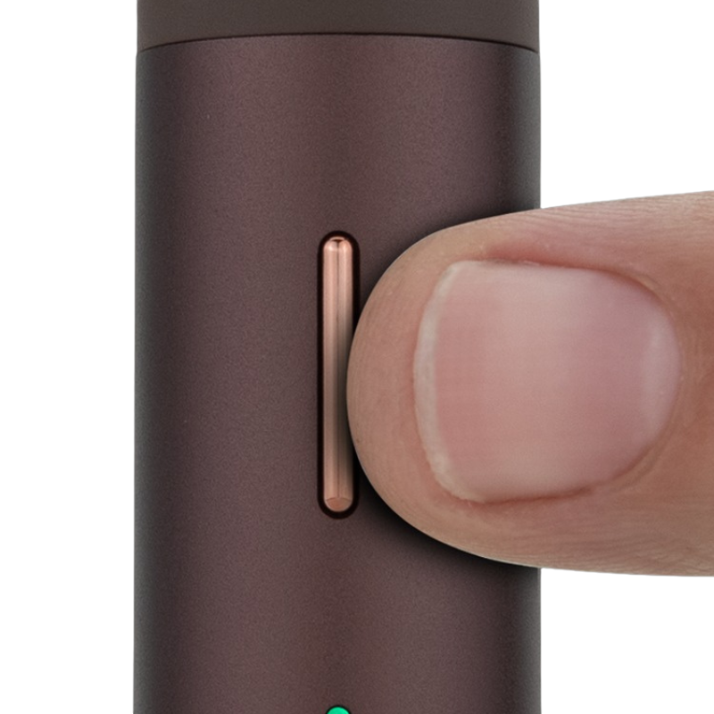 Mobile Vaporizer Pivot portable vaping device sleek brown design