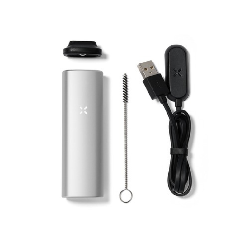 Pax Mini Angled Silver Device – Modern Design