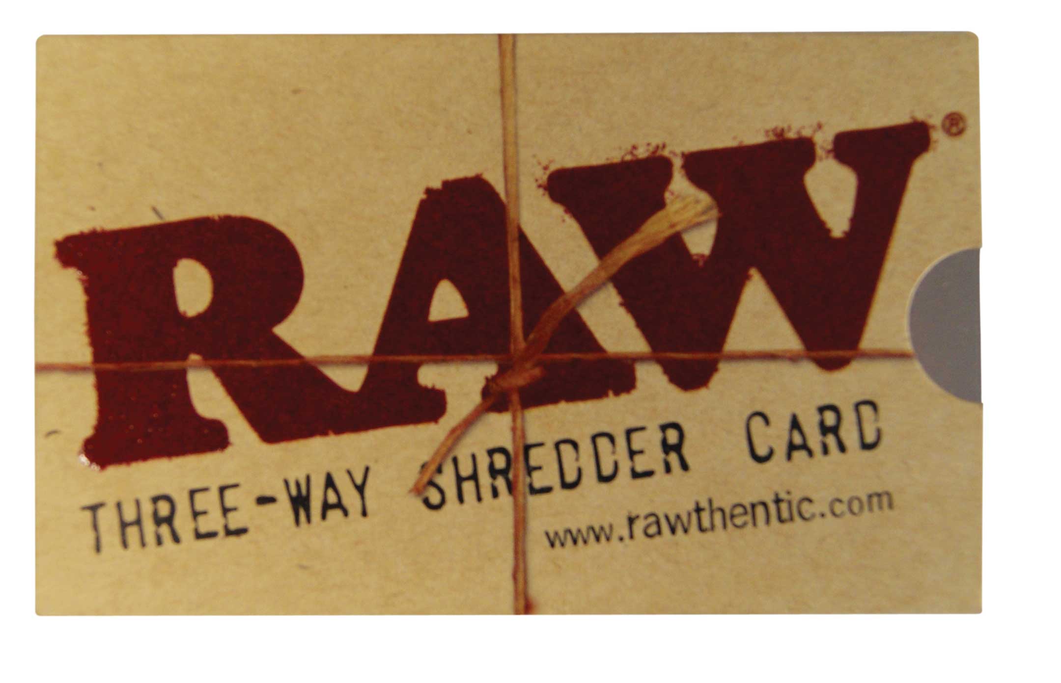 RAW Three-Way Shredder Card