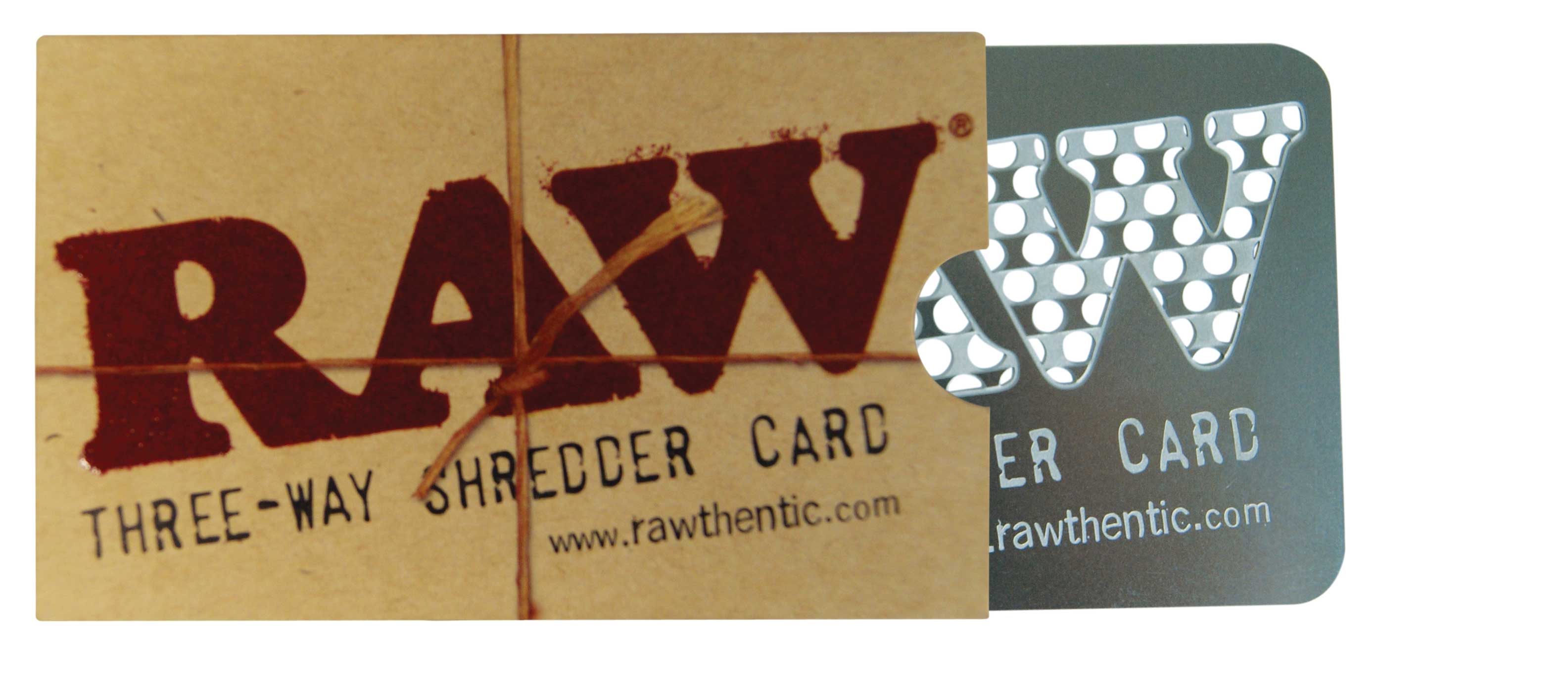 RAW Three-Way Shredder Card
