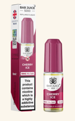 Bar Juice - Cherry Ice - 10ml E-liquid (10 units per pack)