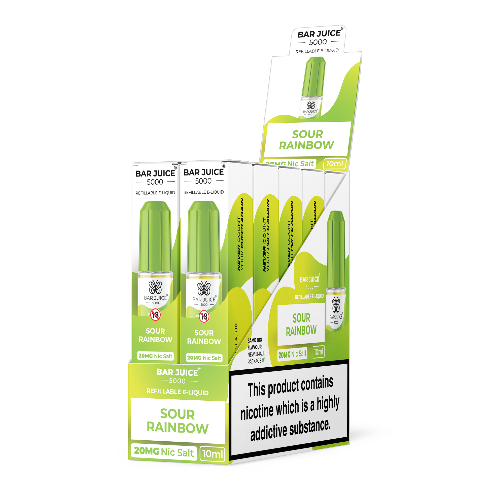 Bar Juice - Sour Rainbow - 10ml E-liquid (10 units per pack)