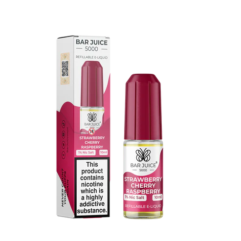 Bar Juice - Strawberry Cherry Raspberry - 10ml E-liquid (10 units per pack)