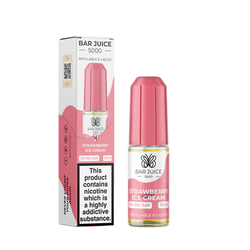 Bar Juice - Strawberry Ice Cream - 10ml E-liquid (10 units per pack)