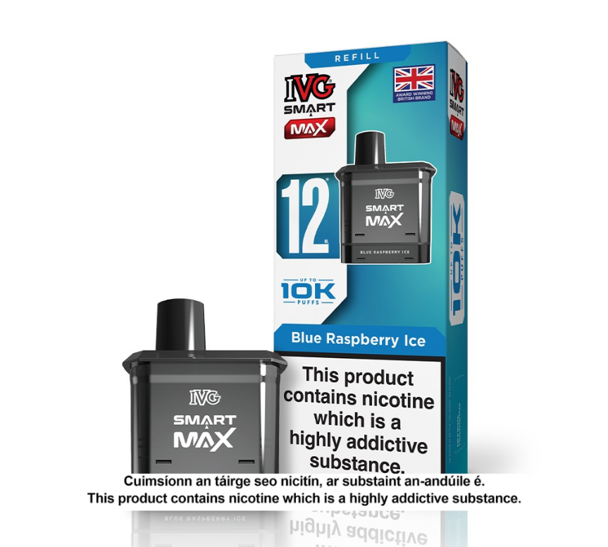 IVG SMART MAX Blue Raspberry Ice Refill Pod