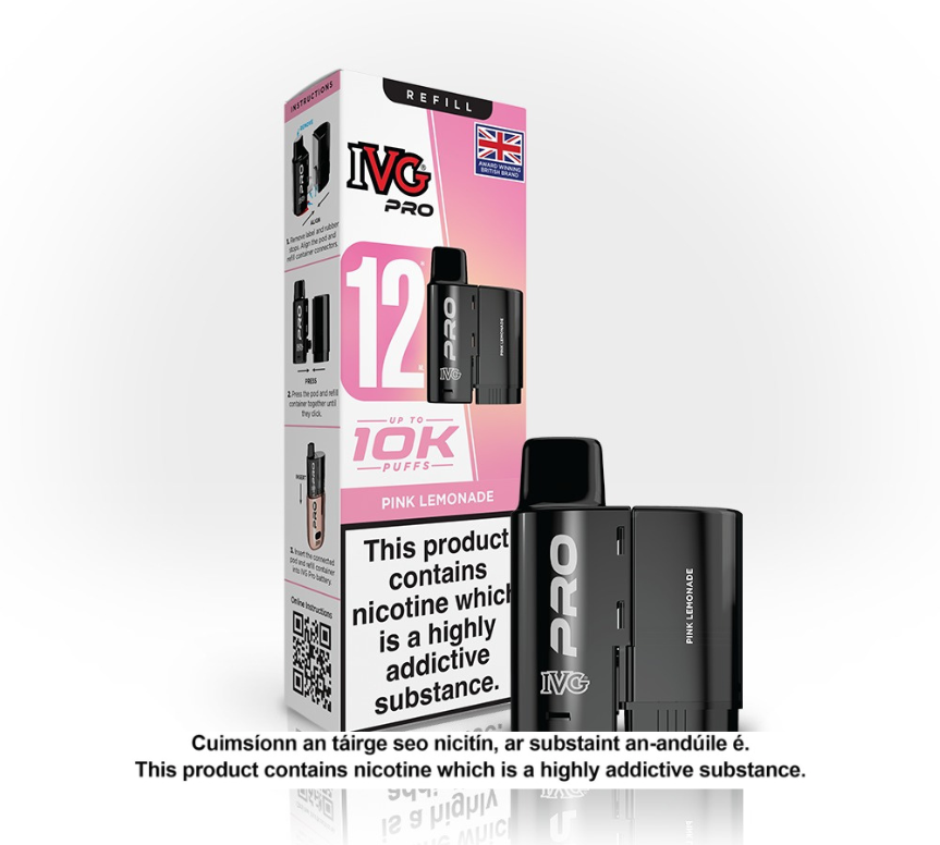 IVG Pro Pink Lemonade Refill