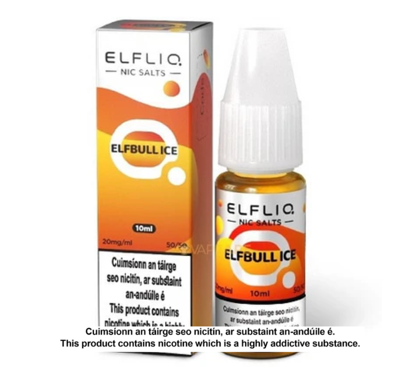 Elfliq Nic Salts - Elfbull Ice - 10ml E-liquid (10 units per pack)