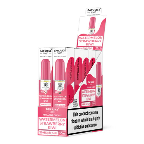 Bar Juice - Watermelon Strawberry Kiwi - 10ml E-liquid (10 units per pack)