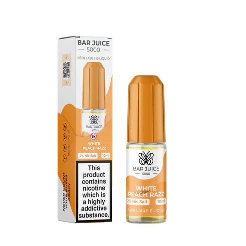 Bar Juice - White Peach Razz - 10ml E-liquid (10 units per pack)