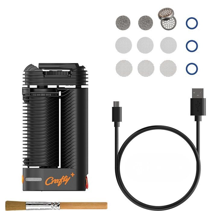 Crafty+ Vaporizer portable dry herb vaporizer black
