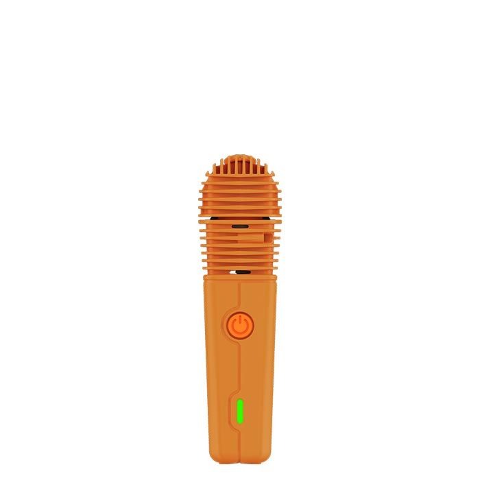 Veazy Vaporizer orange edition with USB-C charger and accessories