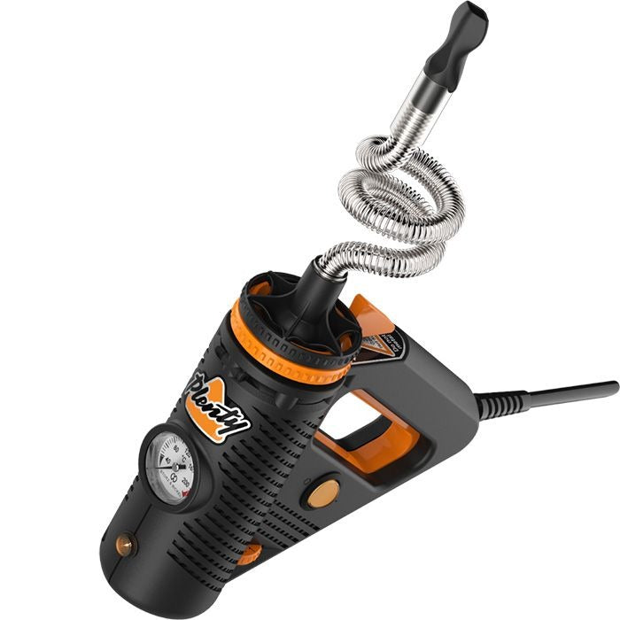 Plenty Vaporizer front view with temperature gauge and cooling coil