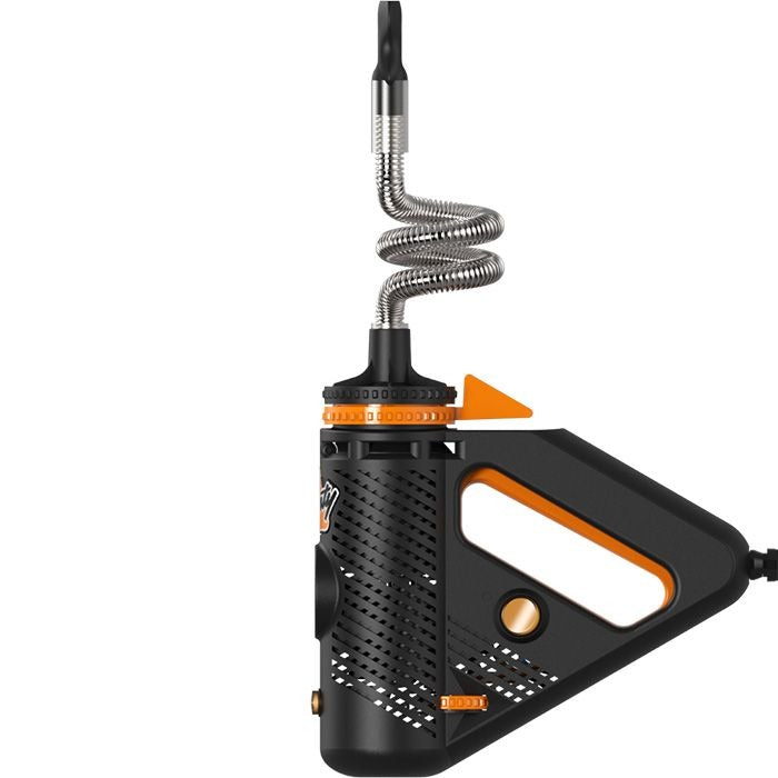 Plenty Vaporizer angled side view showing ergonomic handle