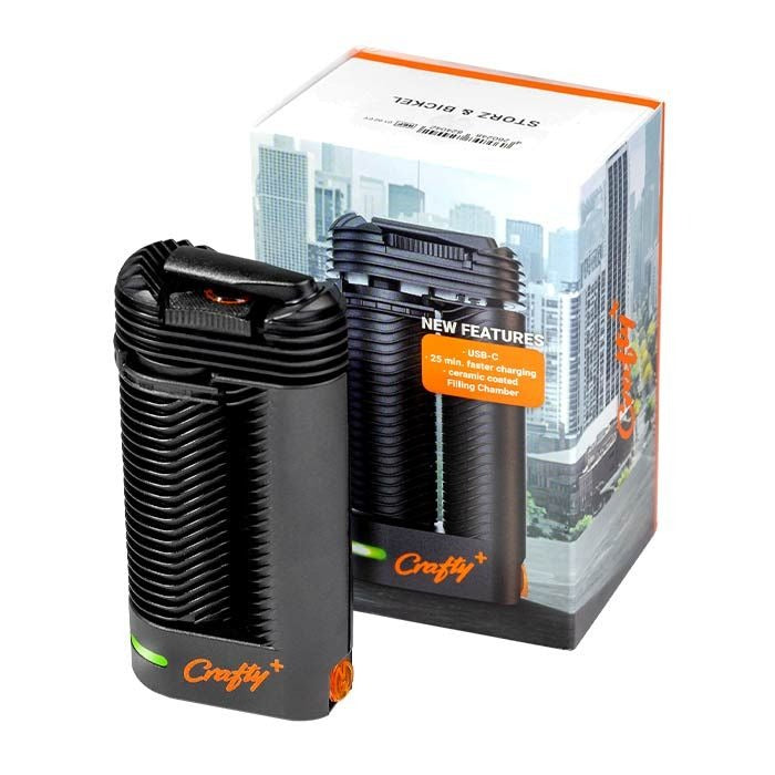 Crafty+ Vaporizer portable dry herb vaporizer black