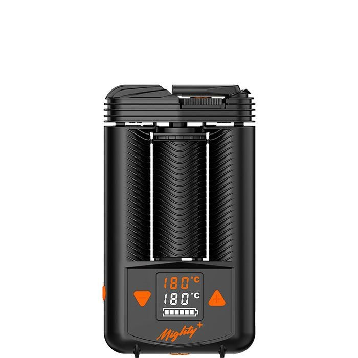 Mighty+ Vaporizer front view with display screen