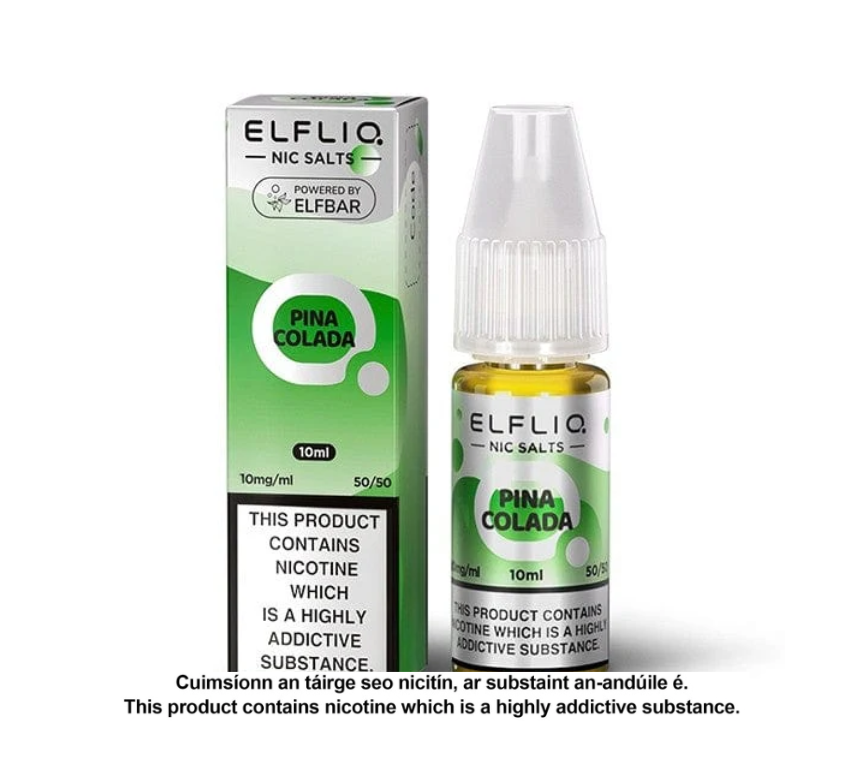 Elfliq Nic Salts - Pina Colada - 10ml E-liquid (10 units per pack)
