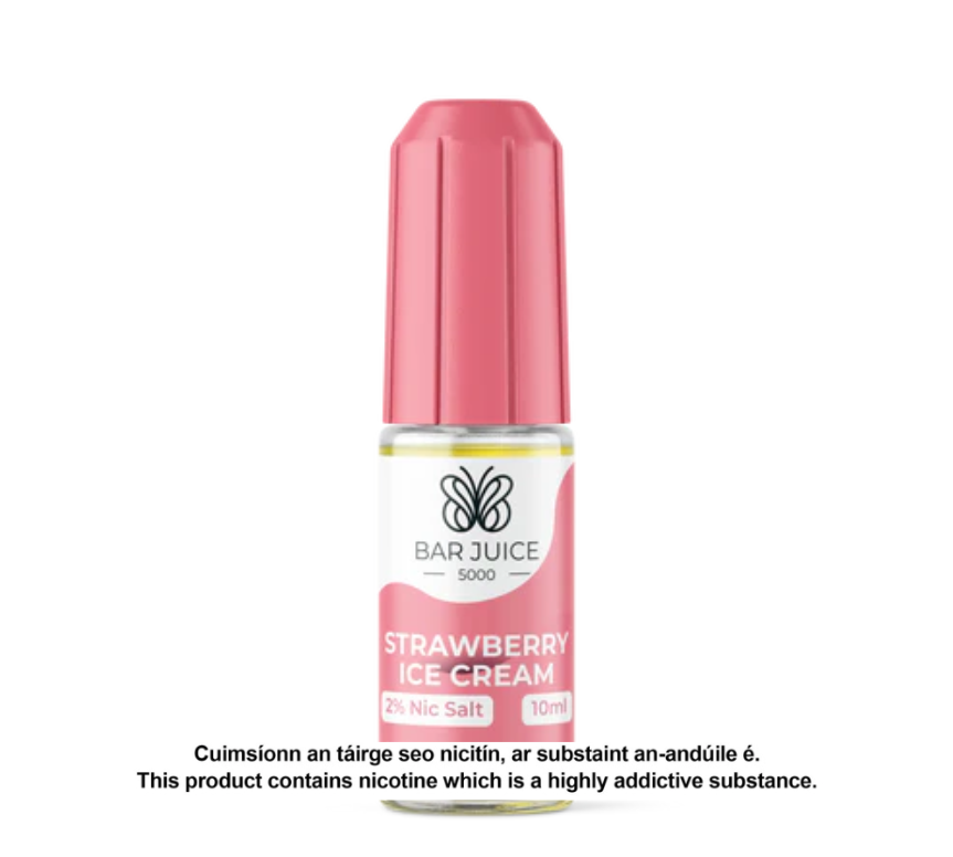 Bar Juice - Strawberry Ice Cream - 10ml E-liquid (10 units per pack)