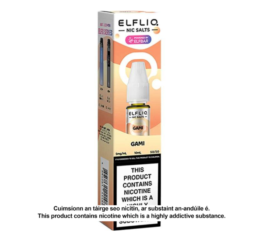 Elfliq Nic Salts - Gami - 10ml E-liquid (10 units per pack)
