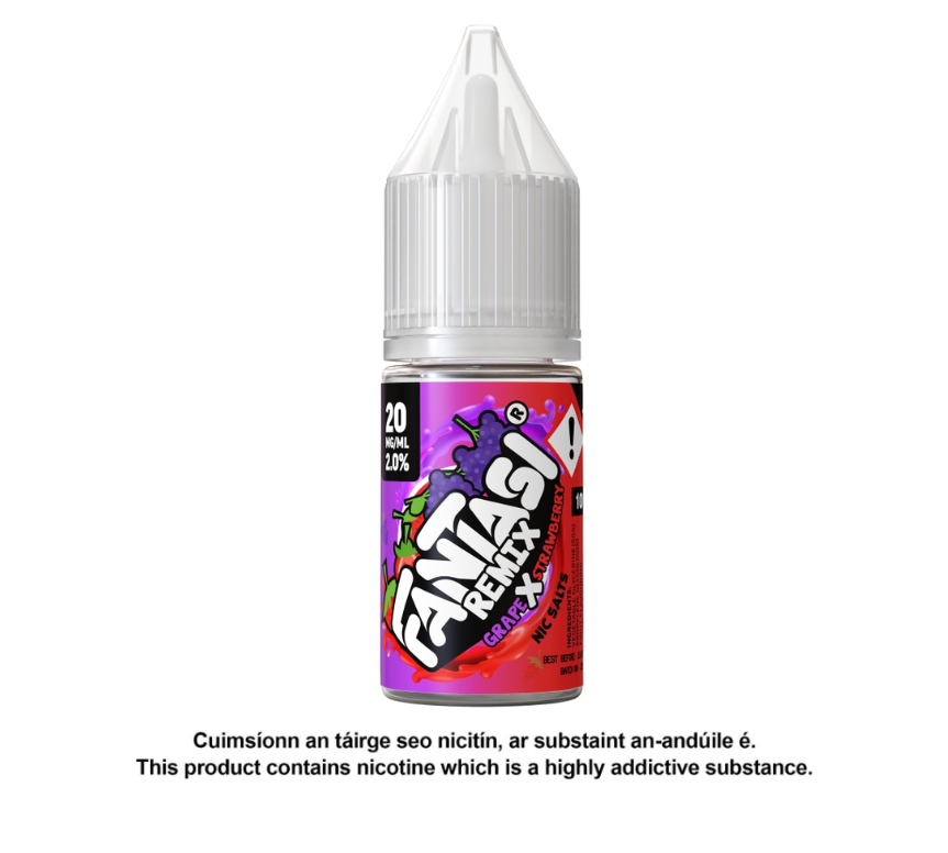 Grape X Strawberry – Fantasi Bar Juice E Liquid 10ml (10 units per pack)