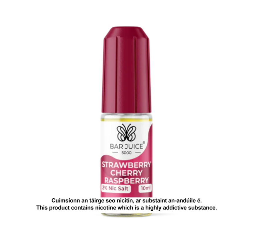 Bar Juice - Strawberry Cherry Raspberry - 10ml E-liquid (10 units per pack)