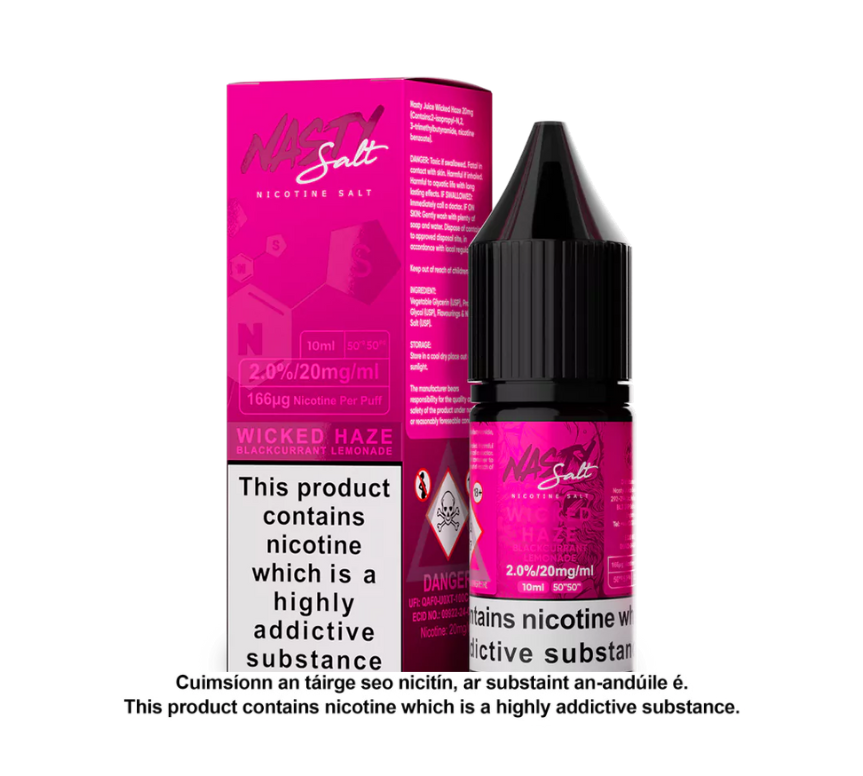 Nasty Juice Nic Salt Wicked Haze (10 units per pack)