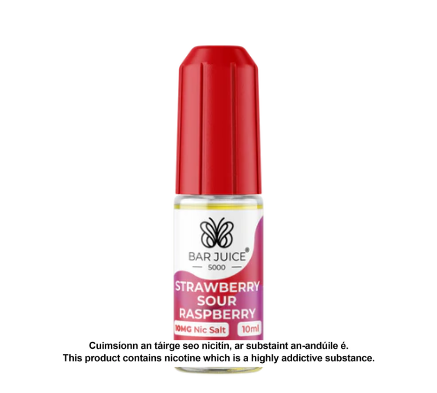 Bar Juice - Strawberry Sour Raspberry - 10ml E-liquid (10 units per pack)