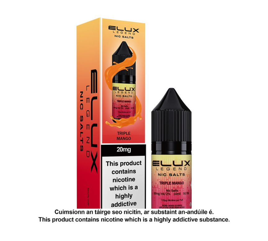 Elux Legend Triple Mango Nic Salt E-Liquid (10 units per pack)
