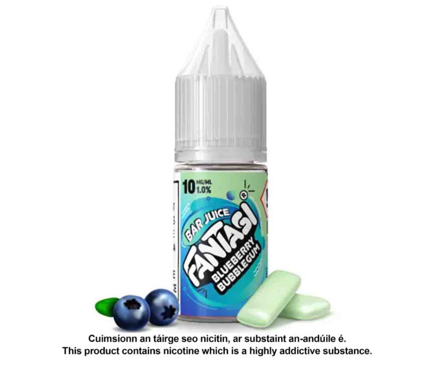 Blueberry Bubblegum Ice – Fantasi Bar Juice E Liquid 10ml (10 units per pack)