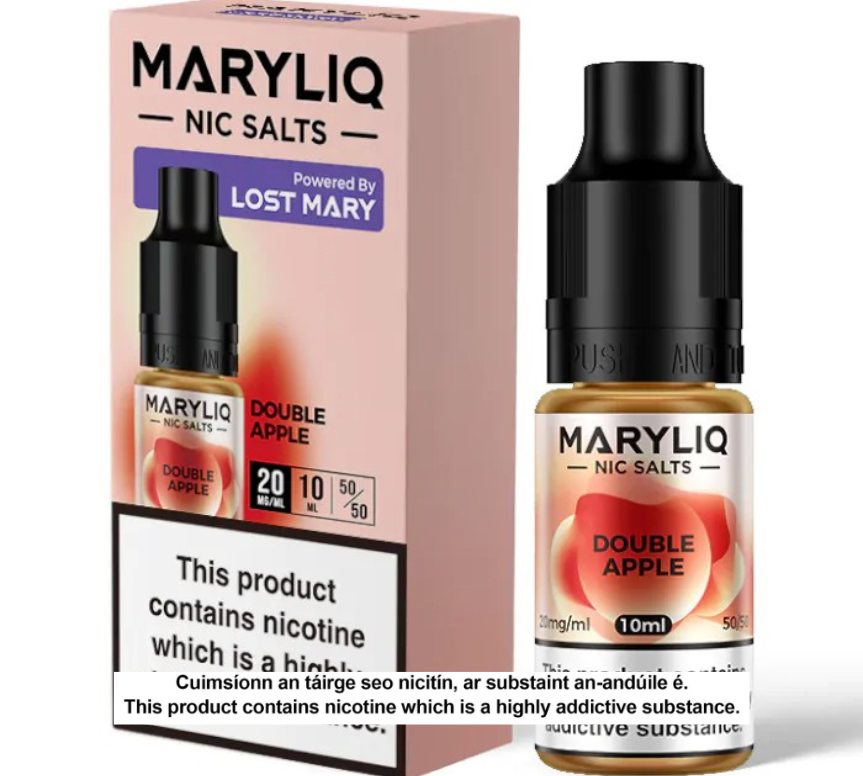Lost Mary Maryliq Nic Salts - Double Apple - 10ml E-liquid (10 units per pack)