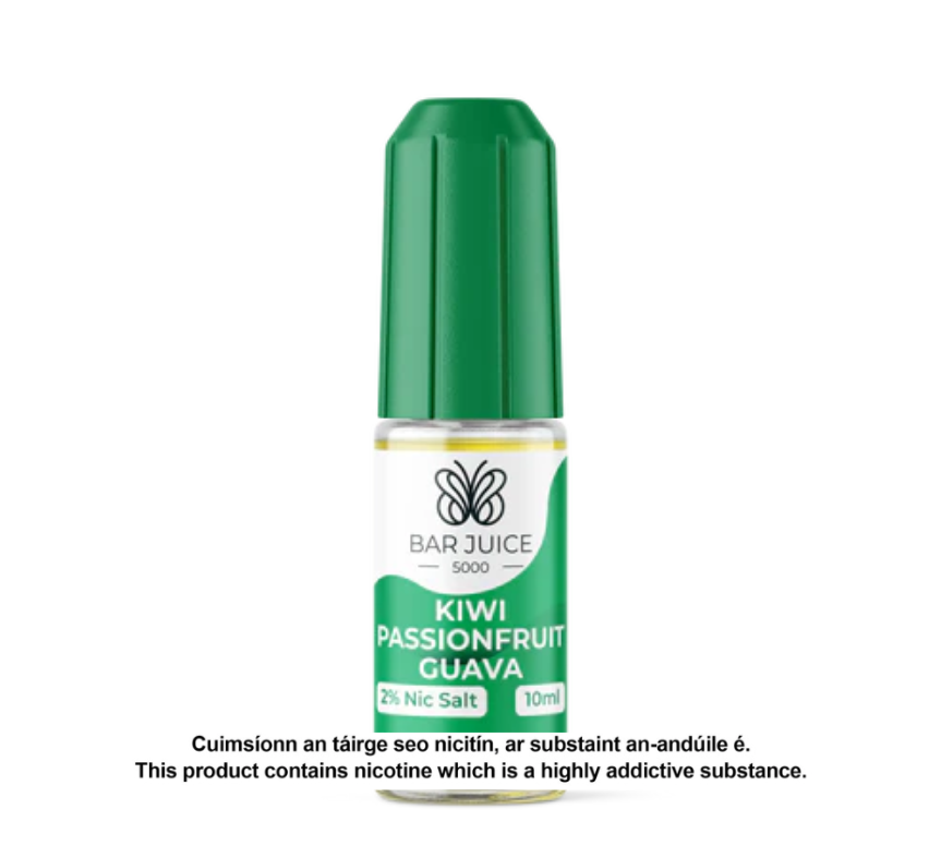 Bar Juice - Kiwi Passionfruit Guava - 10ml E-liquid (10 units per pack)