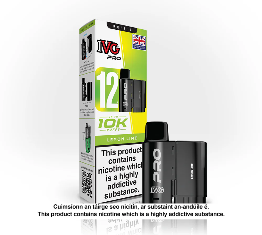 IVG Pro Lemon Lime Refill