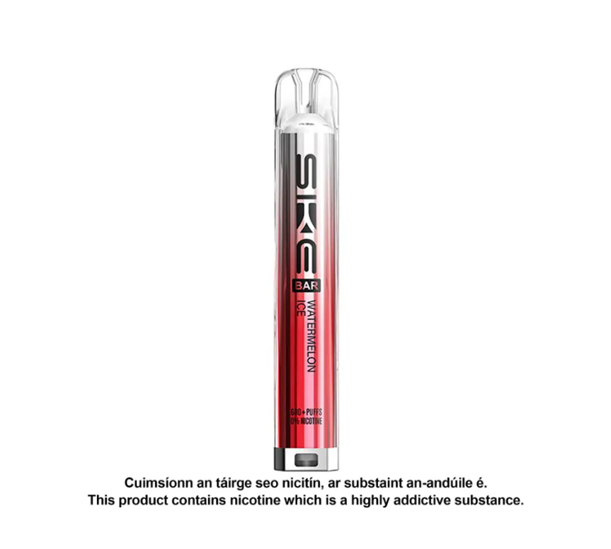 SKE Crystal Bar 0mg - Watermelon IceSKE BAR Disposable Vape Kit - Menthol (Pack of 10)