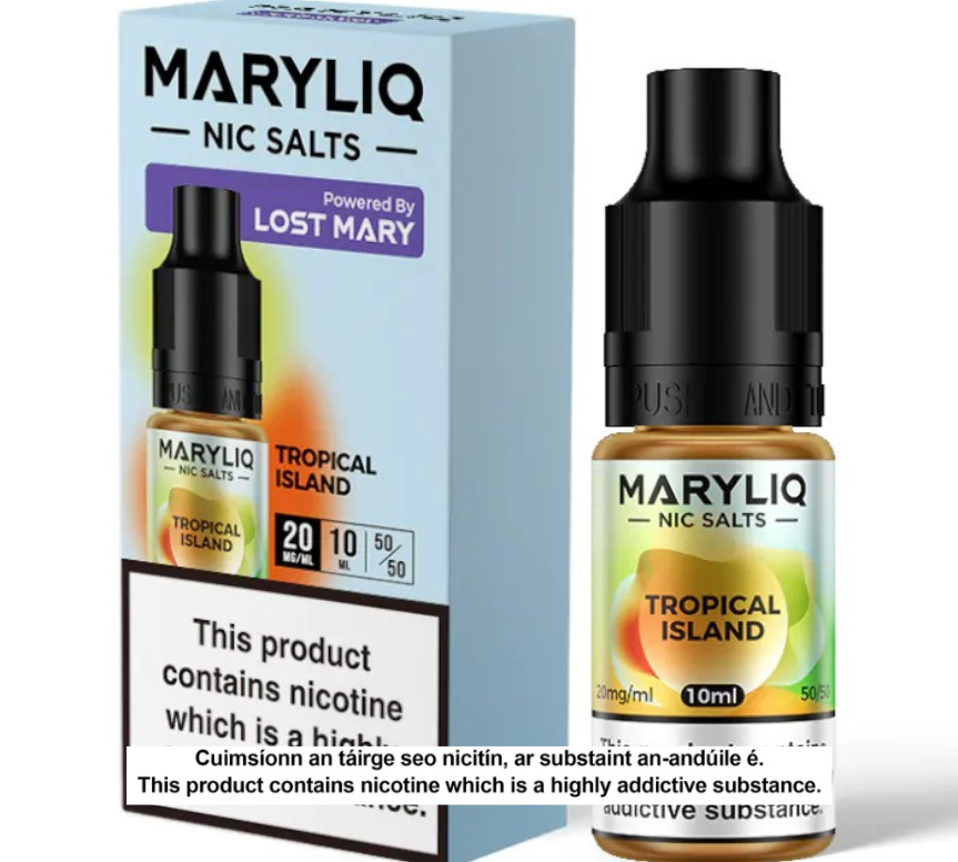 Lost Mary Maryliq Nic Salts - Tropical Island - 10ml E-liquid (10 units per pack)