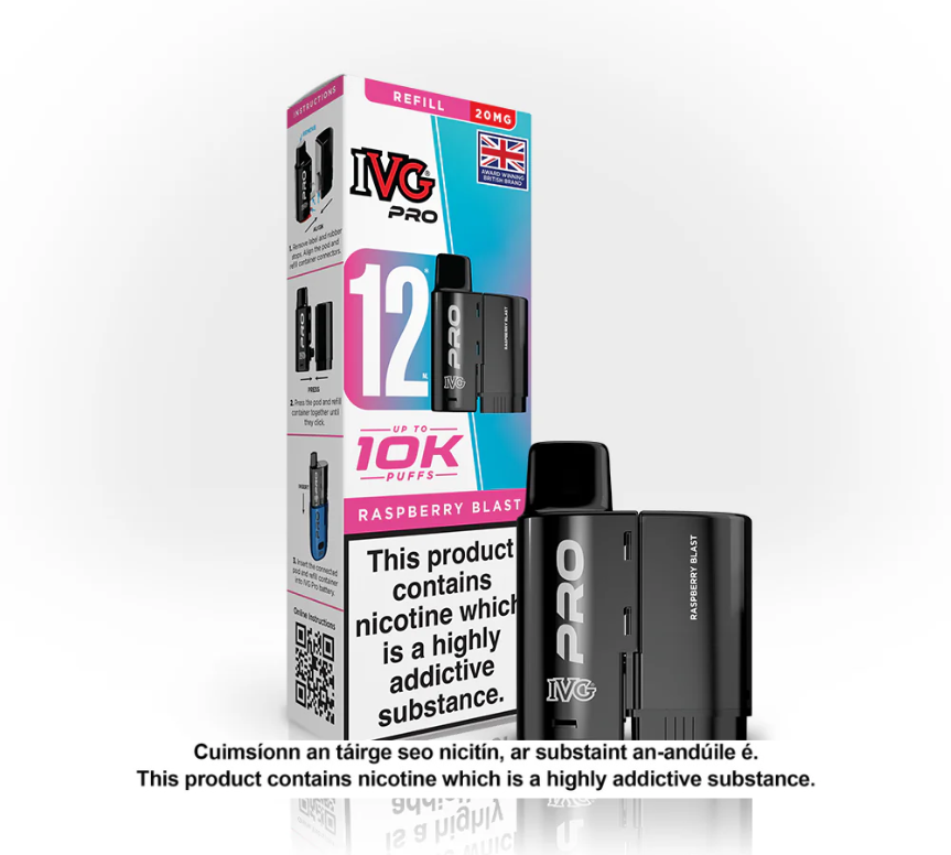 IVG Pro Raspberry Blast Refill