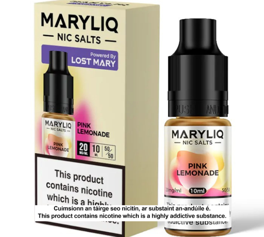 Lost Mary Maryliq Nic Salts - Pink Lemonade - 10ml E-liquid (10 units per pack)