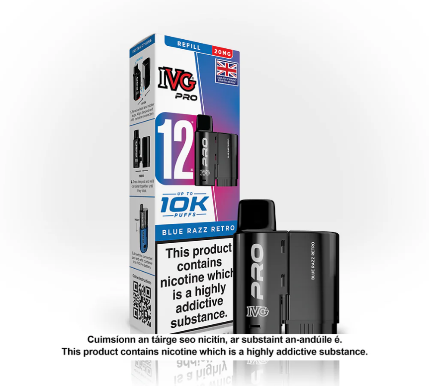 IVG Pro Blue Razz Retro Refill