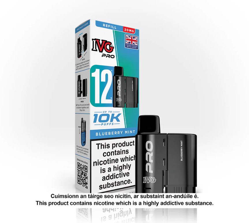 IVG Pro Blueberry Mint Refill