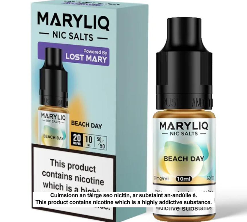 Lost Mary Maryliq Nic Salts - Beach Day - 10ml E-liquid (10 units per pack)