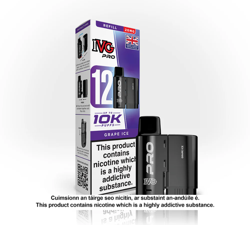 IVG Pro Grape Ice Refill