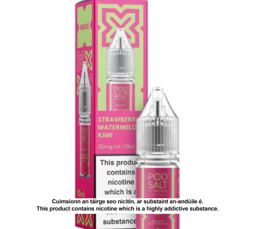 NEXUS STRAWBERRY WATERMELON KIWI 10ML NICOTINE SALT E-LIQUID (10 units per pack)