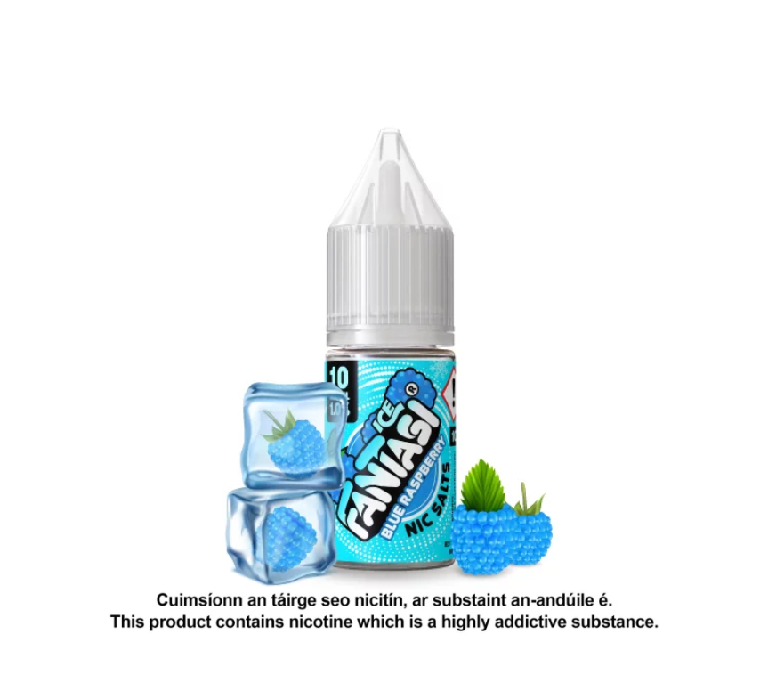 Blue Raspberry Ice – Fantasi Nic Salts E Liquid 10ml (10 units per pack)