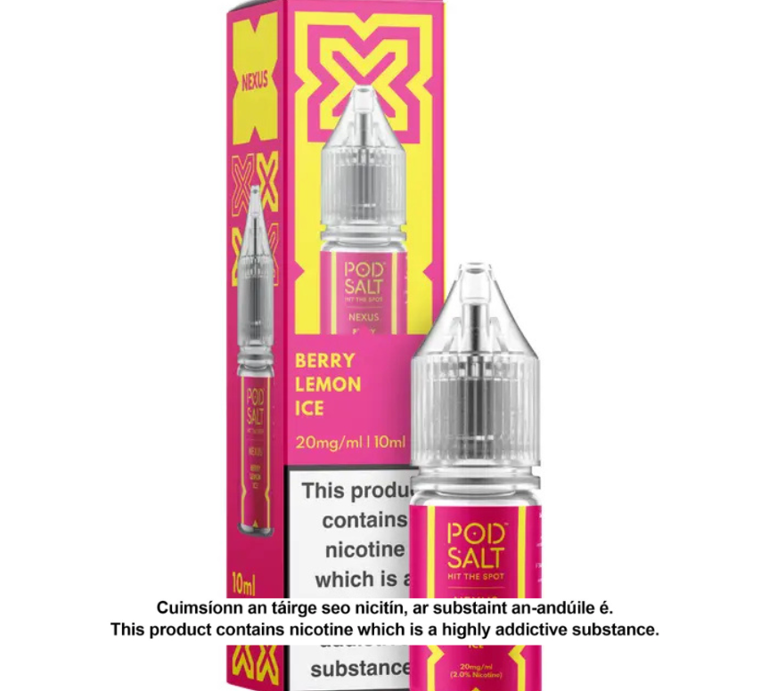 NEXUS BERRY LEMON ICE 10ML NICOTINE SALT E-LIQUID (10 units per pack)